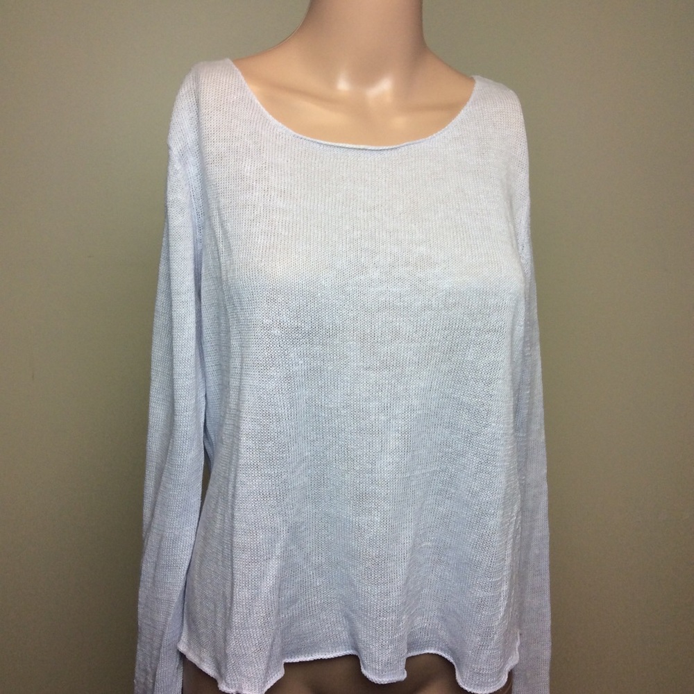 Eileen Fisher linen top blouse
